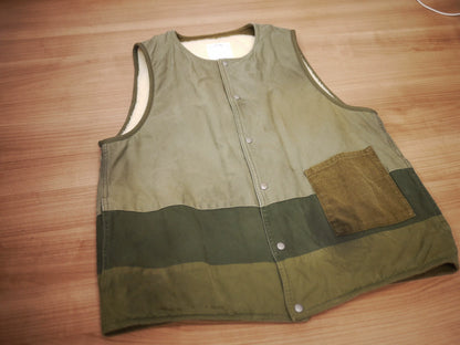 19AW Visvim Sheepskin Vest in Olive