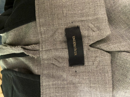 UNDERCOVER Light Gray Wool Tapered Pants