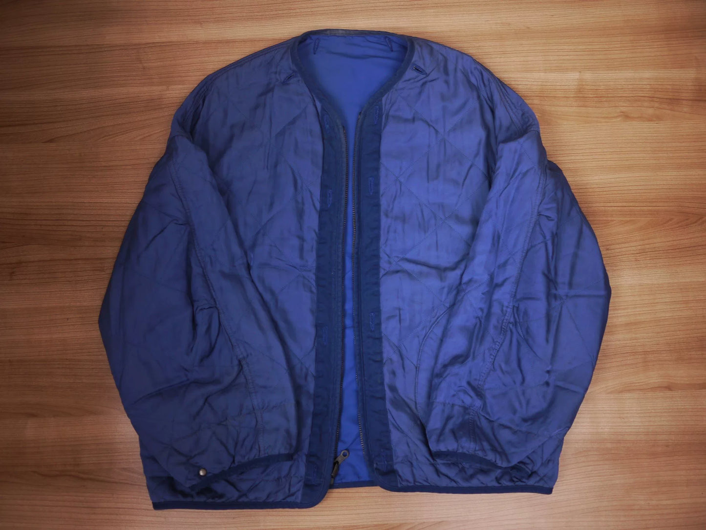 visvim iris jacket in navy blue