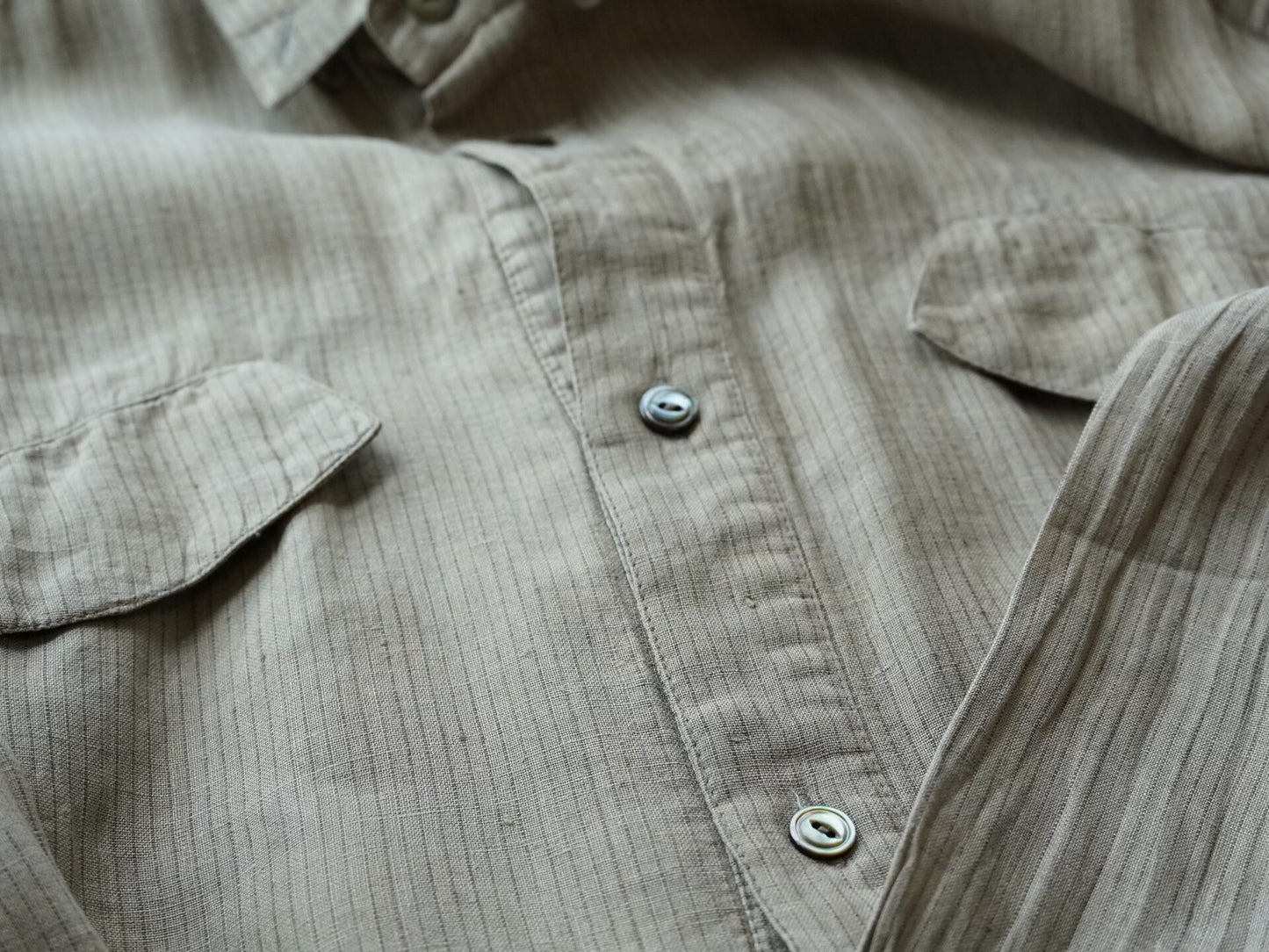 Issey Miyake Linen Pocket Shirt