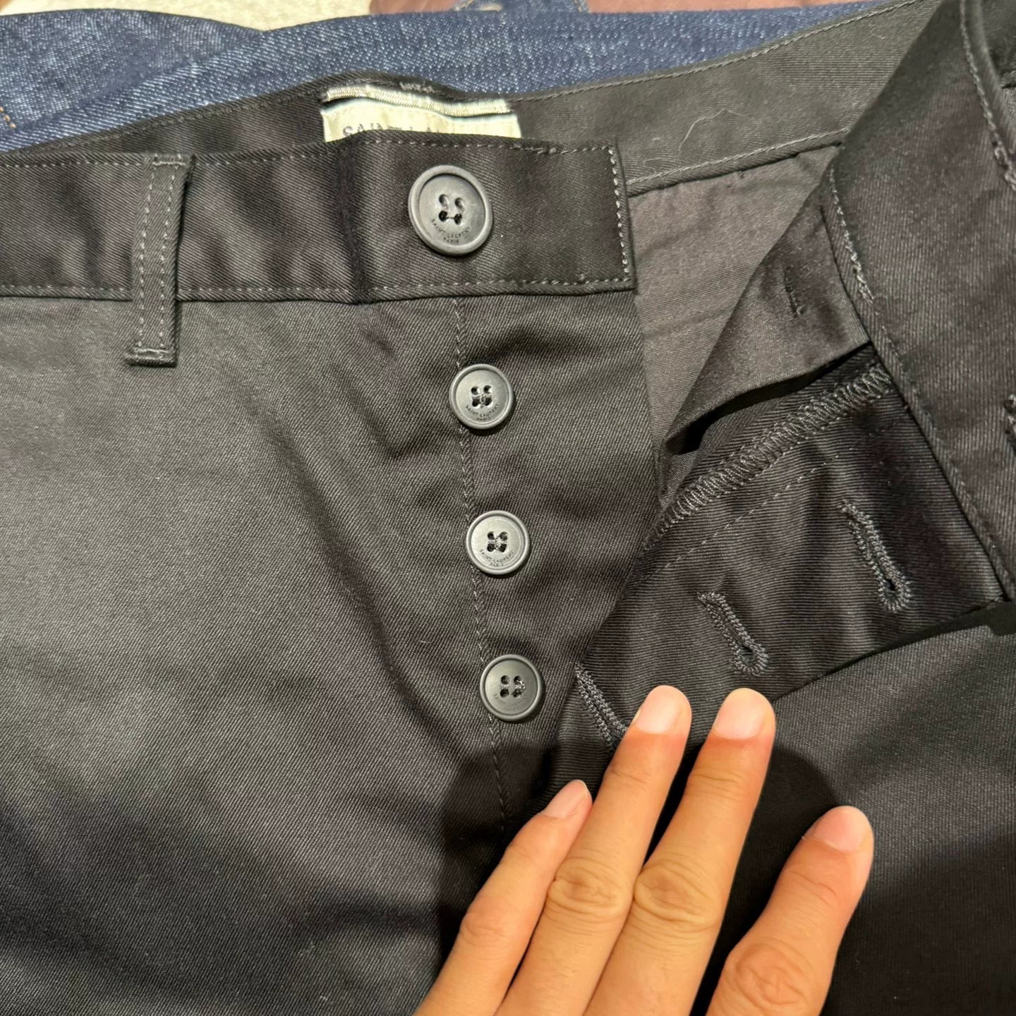 Saint Laurent Men's Slim Fit Casual Pants