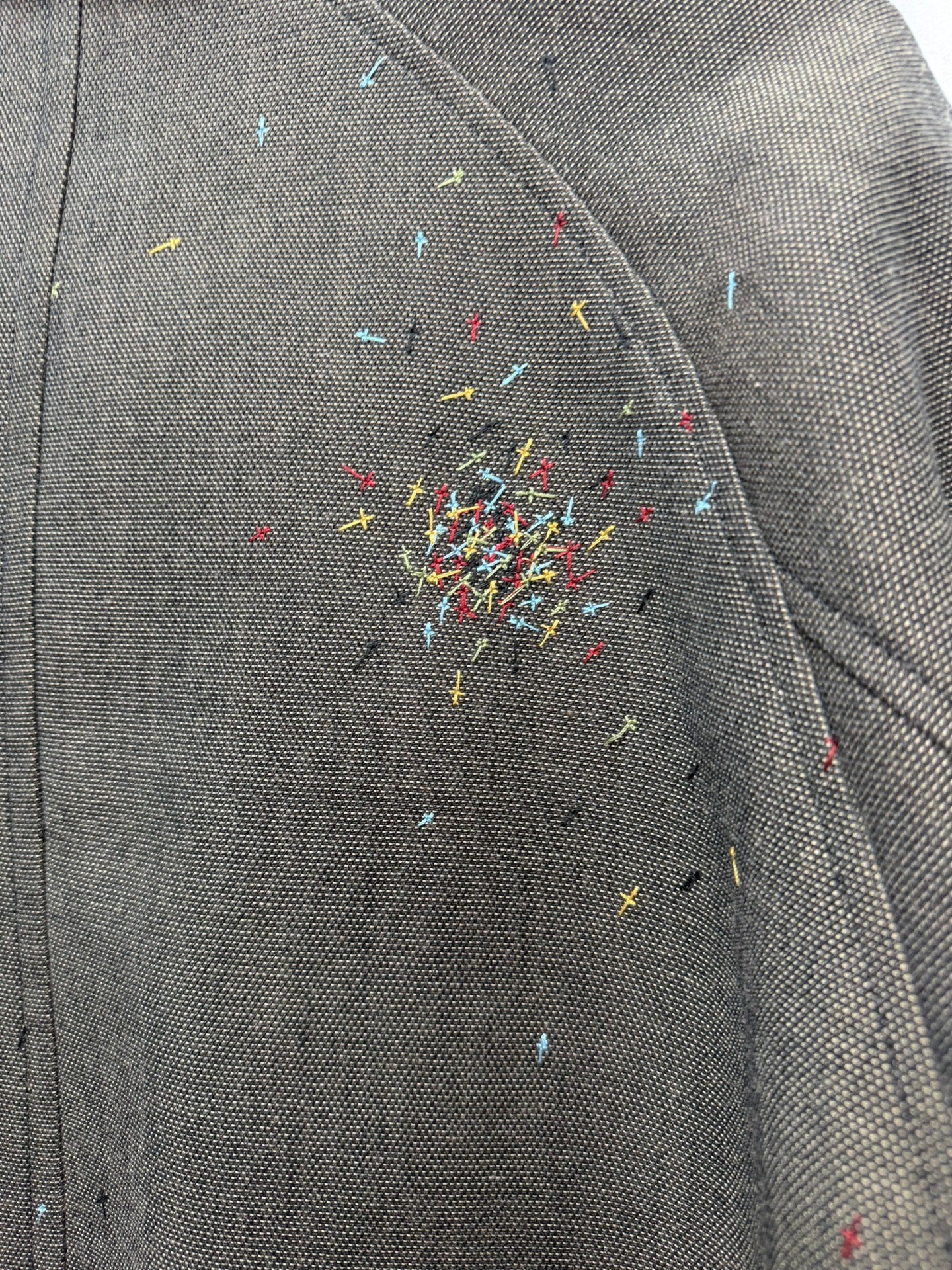 UNDERCOVER Hand-sewn Cross Embroidery Coat