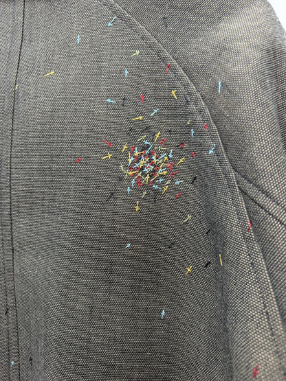 UNDERCOVER Hand-sewn Cross Embroidery Coat