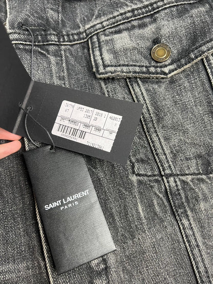 Saint Laurent FW21 Coconut Tree Denim Jacket