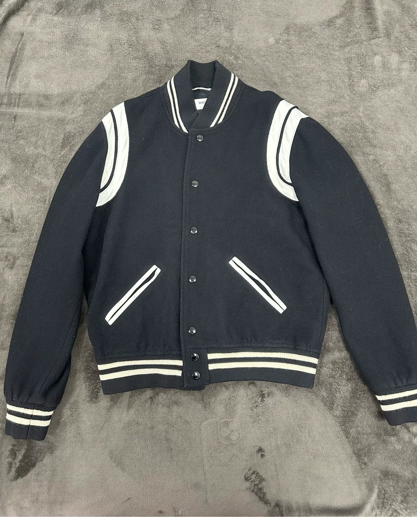 Saint Laurent Paris Baseball Jacket