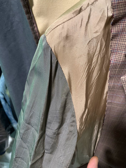 sacai classic men's patchwork blazer