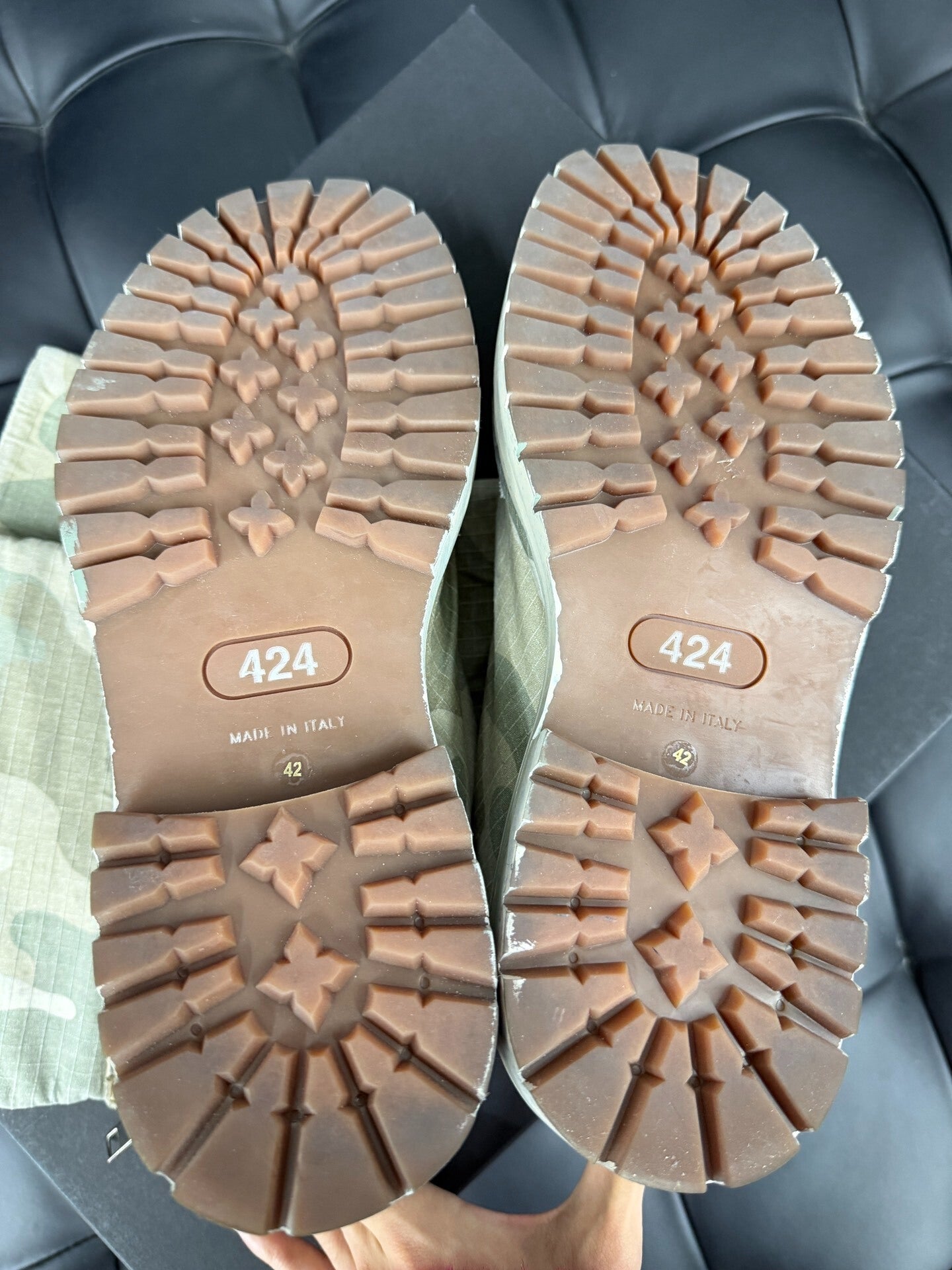 424inc Camo High-Top Dragon Boots