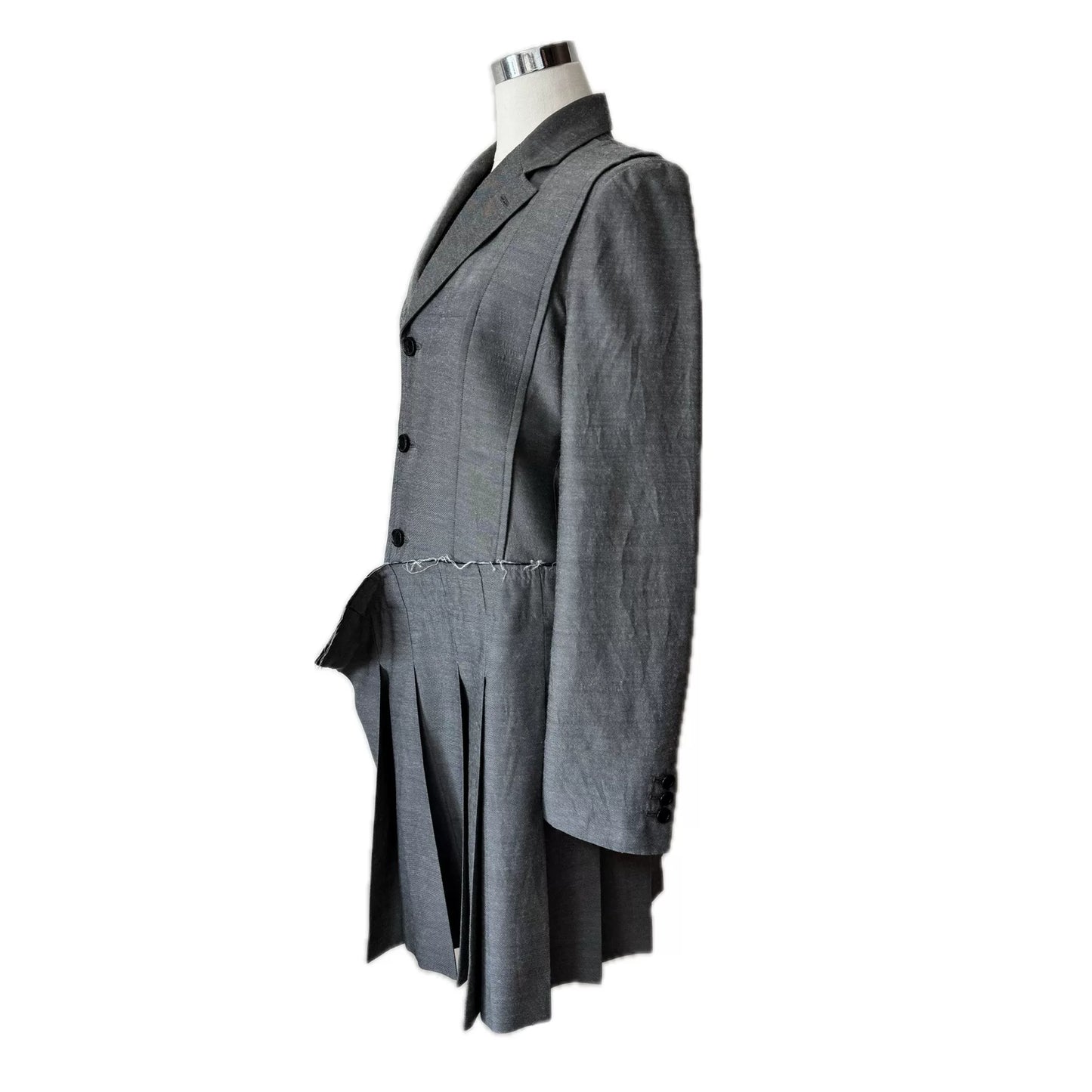 Comme des Garçons Pleated Panel Trench Coat