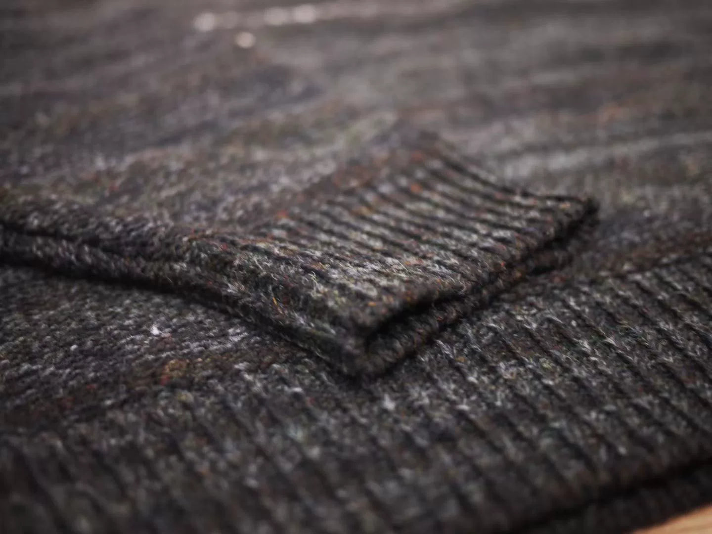 VISVIM AMPLUS KNIT GRADIENT BLACK Size 3