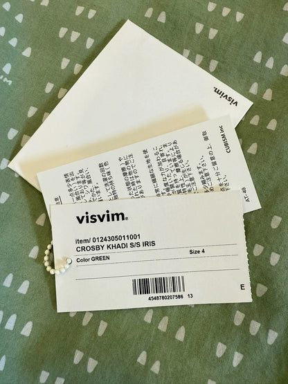visvim 24AW CROSBY KHADI S/S IRIS