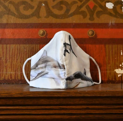 silk shirt with mask by geoffrey b. small