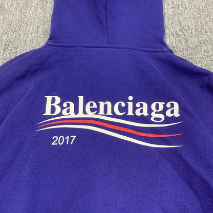 balenciaga purple hoodie with waves design