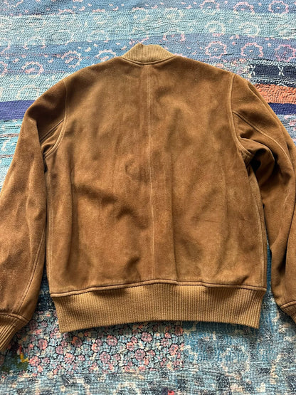 rrl deer skin leather jacket size M