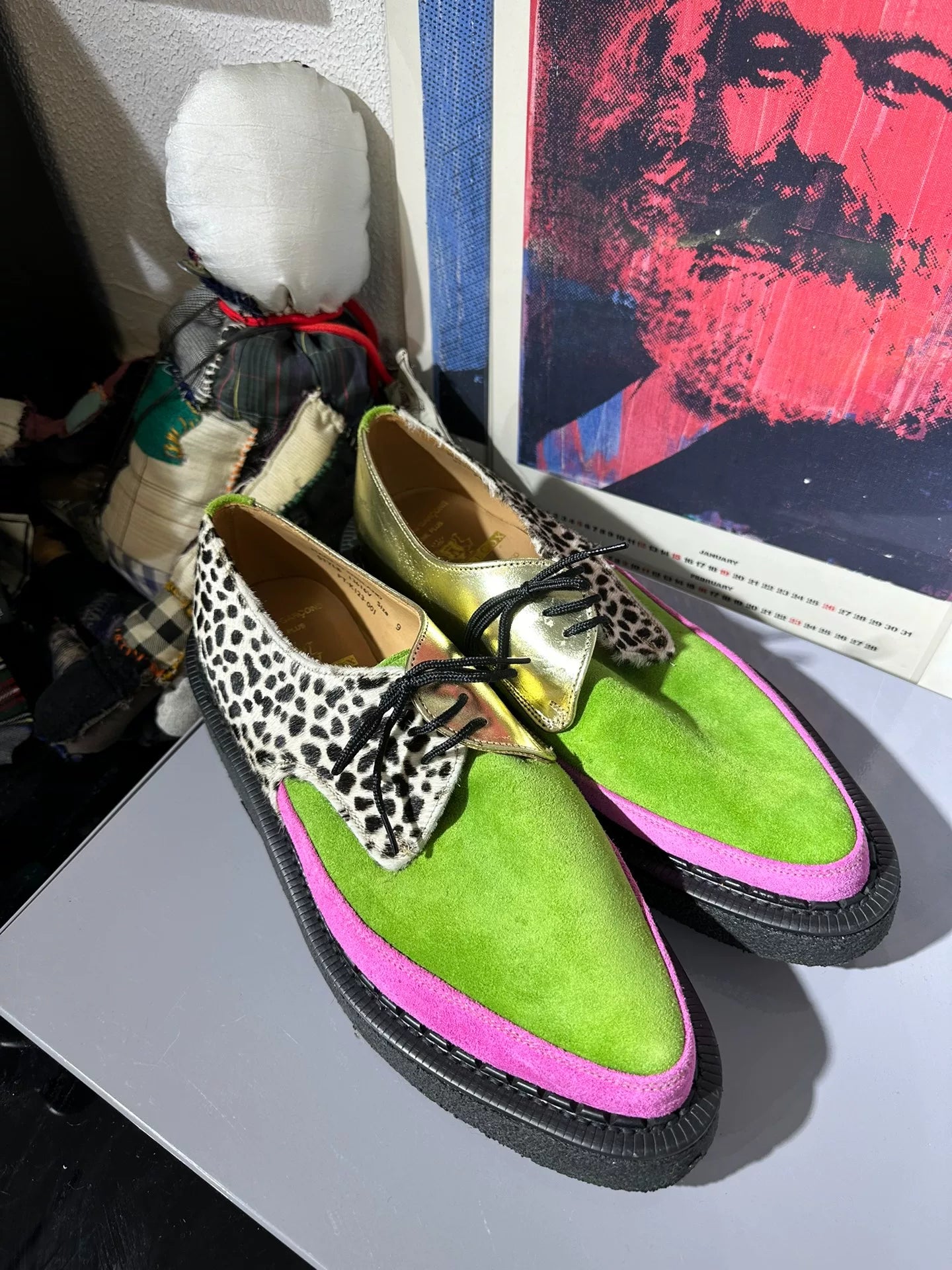 Comme des Garçons x George Cox Platform Leather Shoes