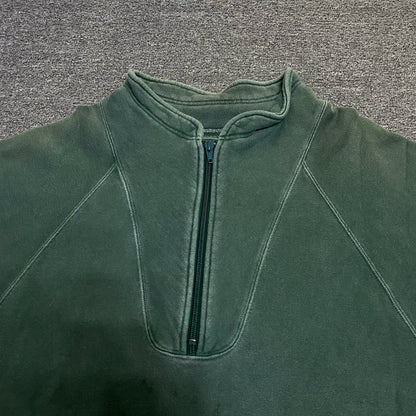 CAVEMPT Half-Zip Washed Sweatshirt Jacket