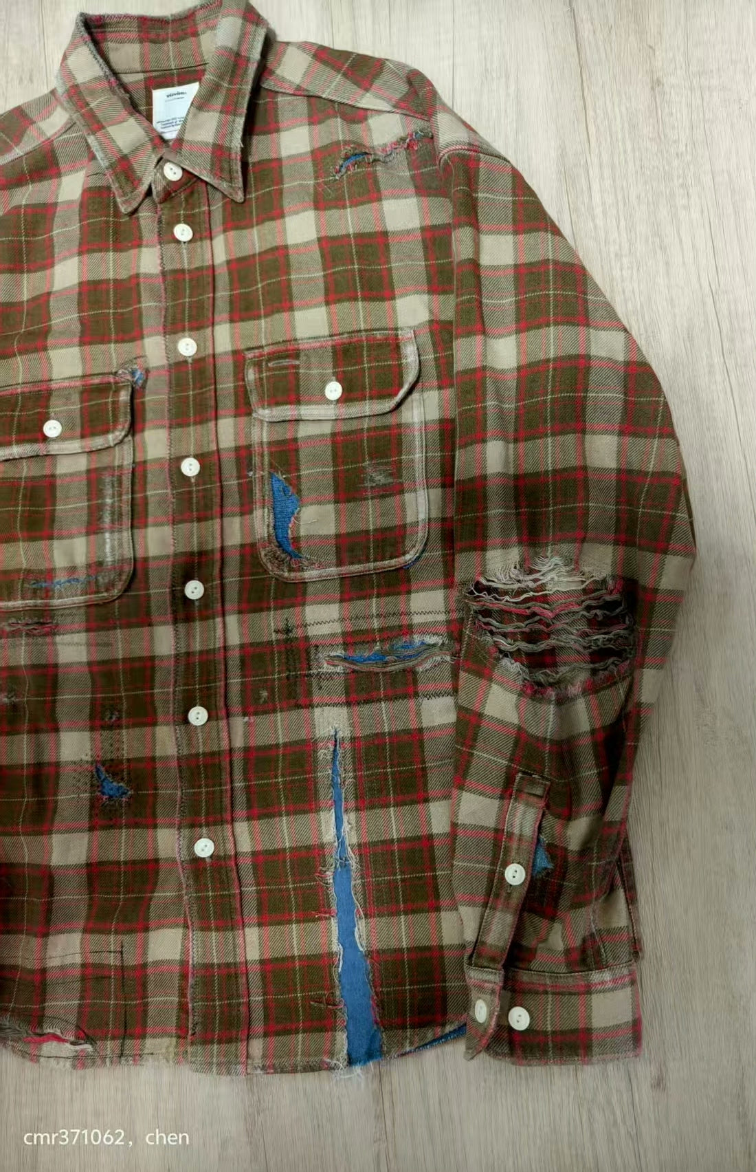 VISVIM 20AW Lumber Check L/S Crash