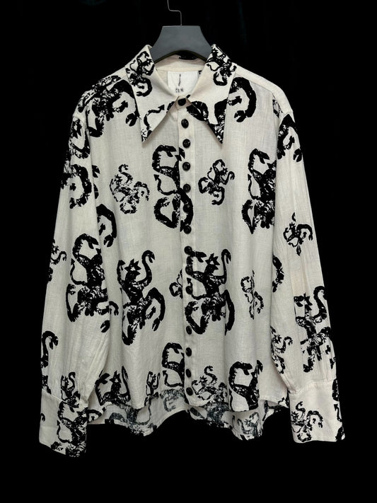 limited edition printed shirt by john alexander skelton