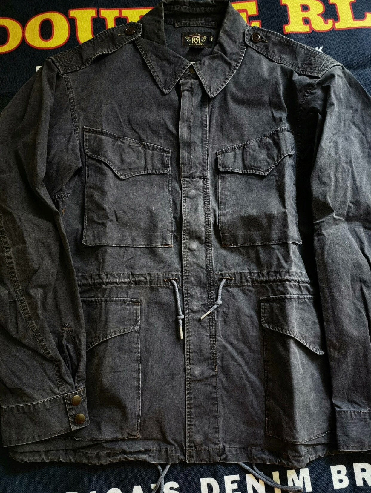 classic military style parka jacket