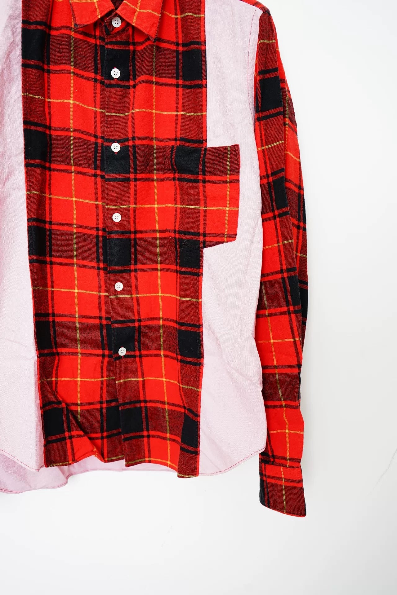 Comme des Garçons Patchwork Vintage Plaid Shirt