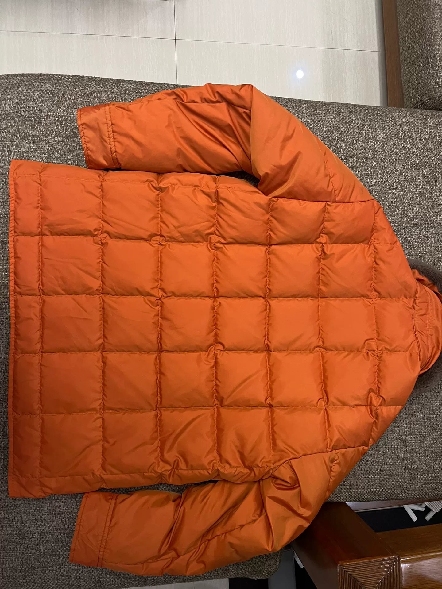 Beams Plus Quilted Shiny Nylon Down Jacket