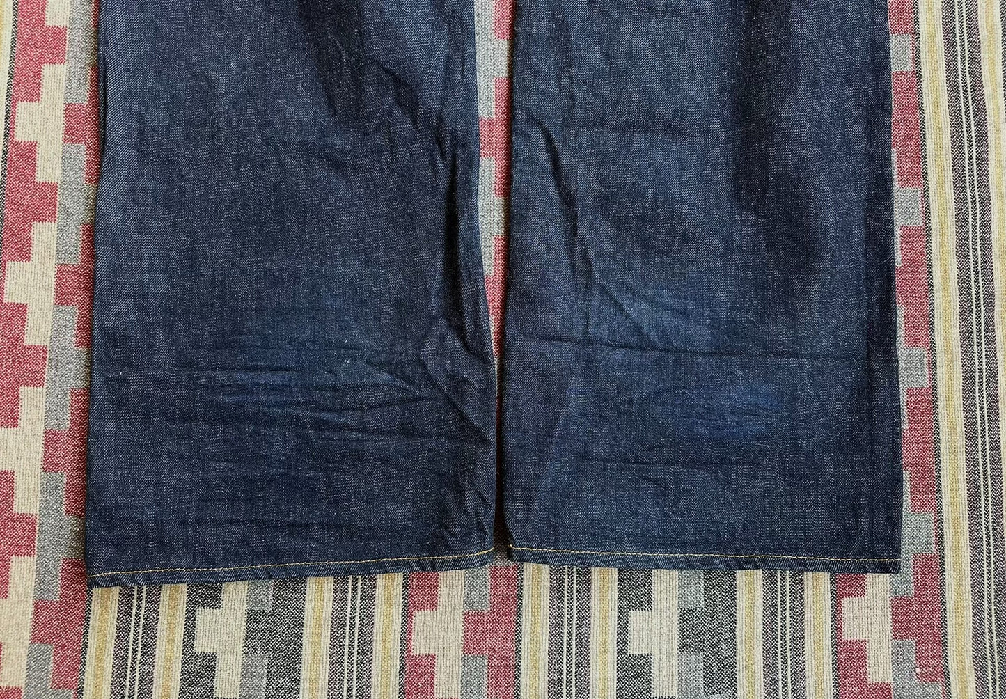 vintage prps denim pants in dark blue