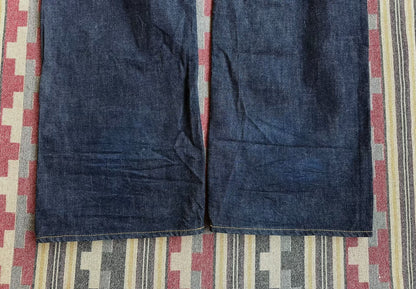 vintage prps denim pants in dark blue