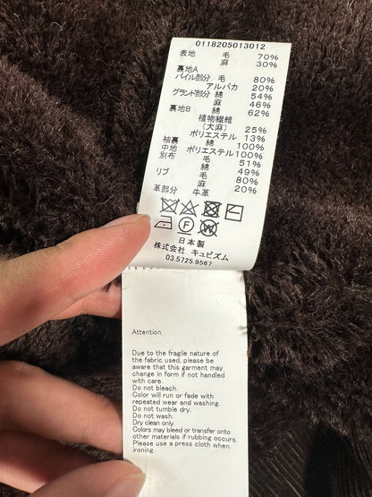 visvim mariposa ranch coat in brown