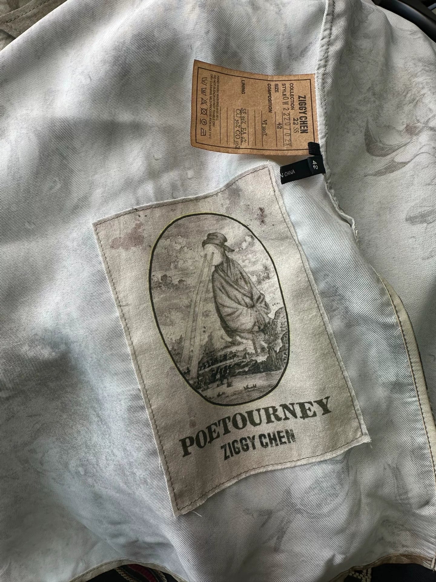 ziggy chen limited edition shirt 23ss