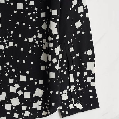Saint Laurent Men's Square Collar Shirt