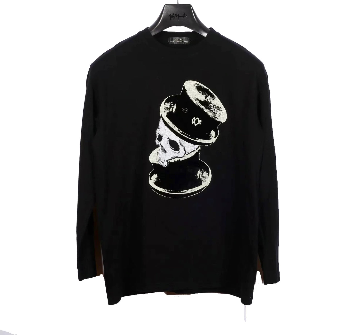Yohji Yamamoto Gothic Skull Long Sleeve T-Shirt