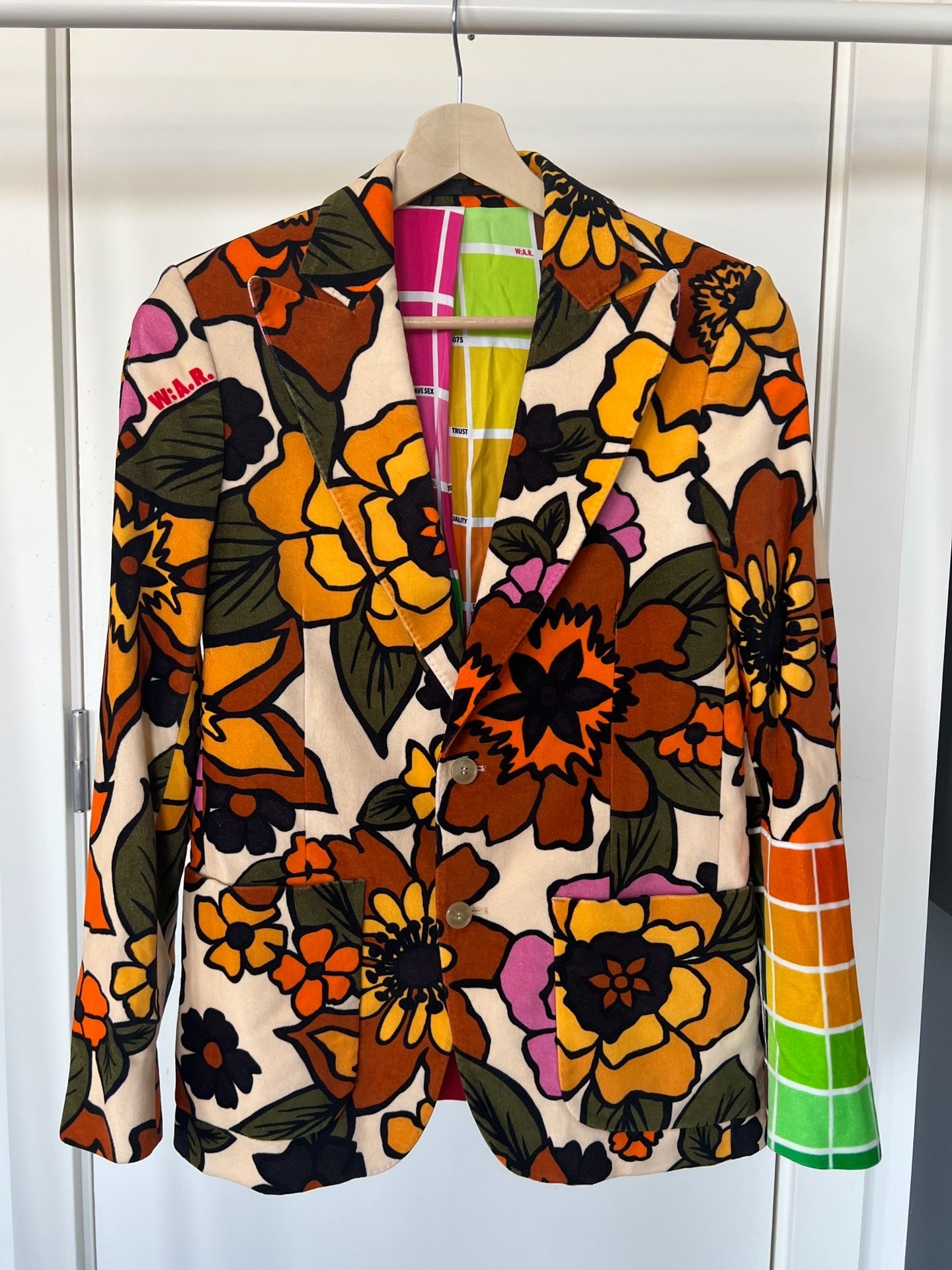 Walter Van Beirendonck SS17 Floral Suit