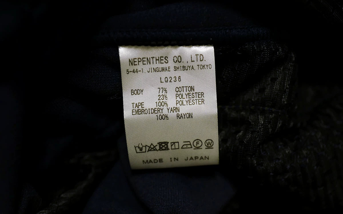 needles narrow track velvet pants with stripes