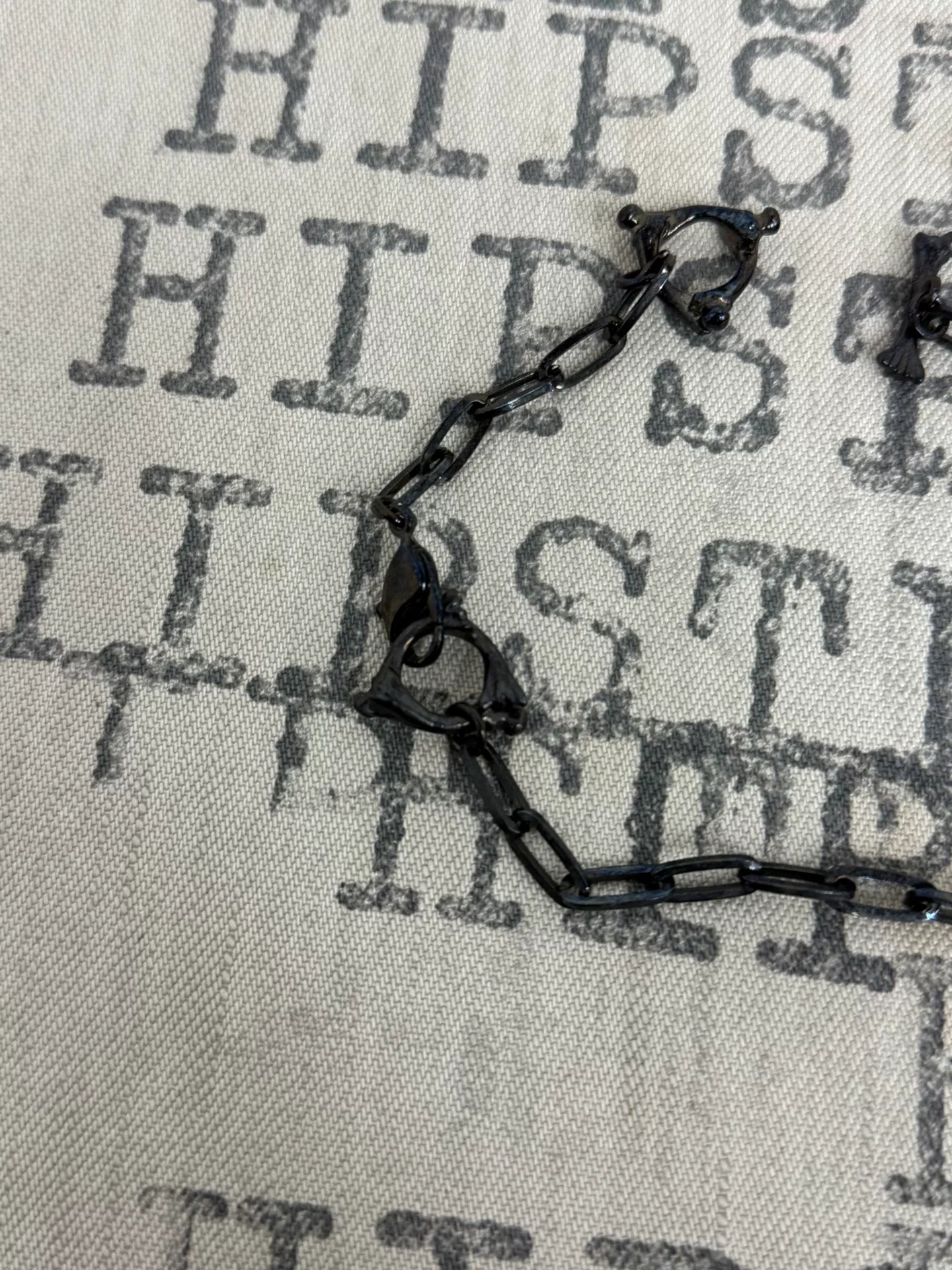 Number (N)ine X jam home made bracelet