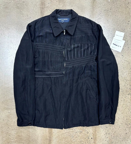 CDG Homme Striped Wool Jacket