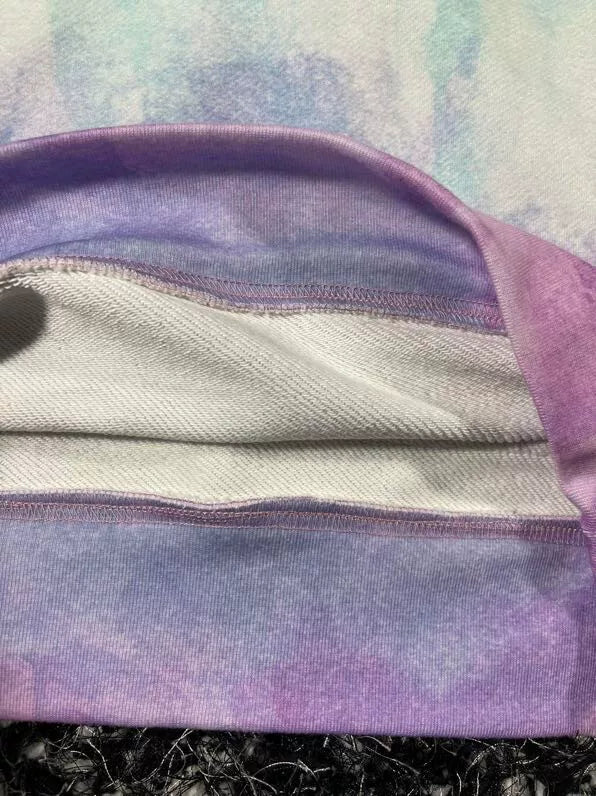 amiri tie-dye sweatshirt in size small