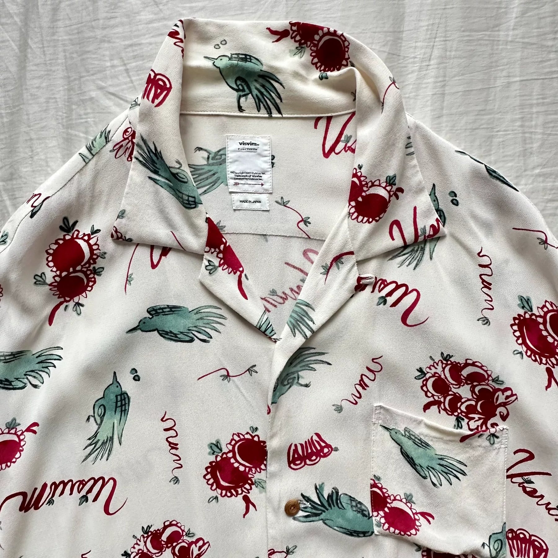 VISVIM WALLIS SHIRT SS SUNNYBIRD