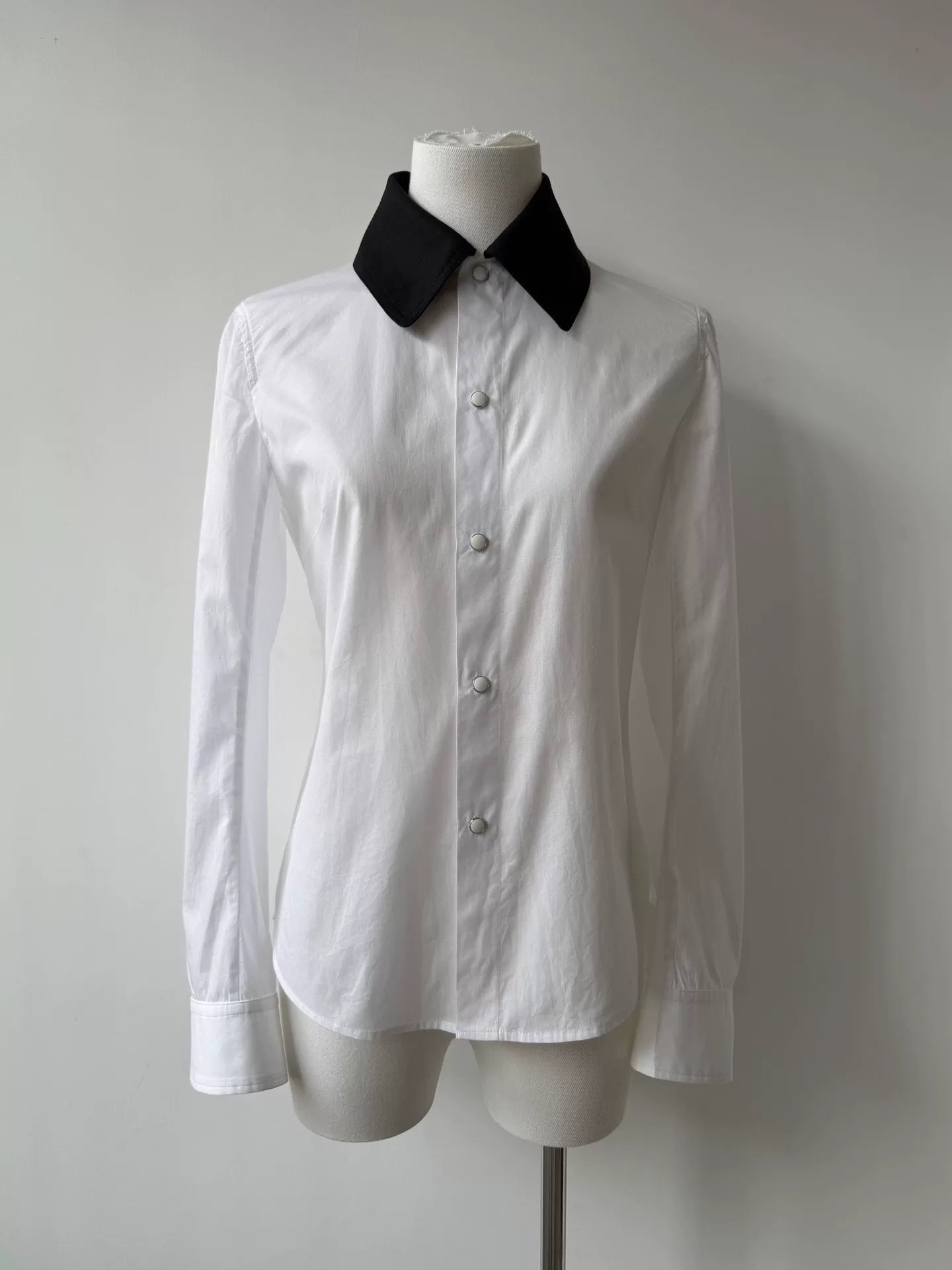 Yohji Yamamoto Y's White Button-Up Shirt