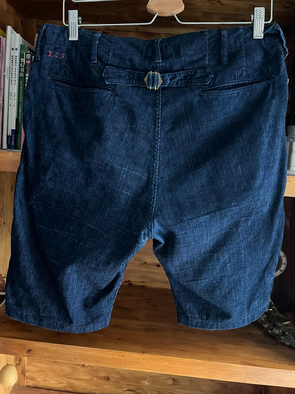 visvim 2017 plant-dyed corduroy shorts