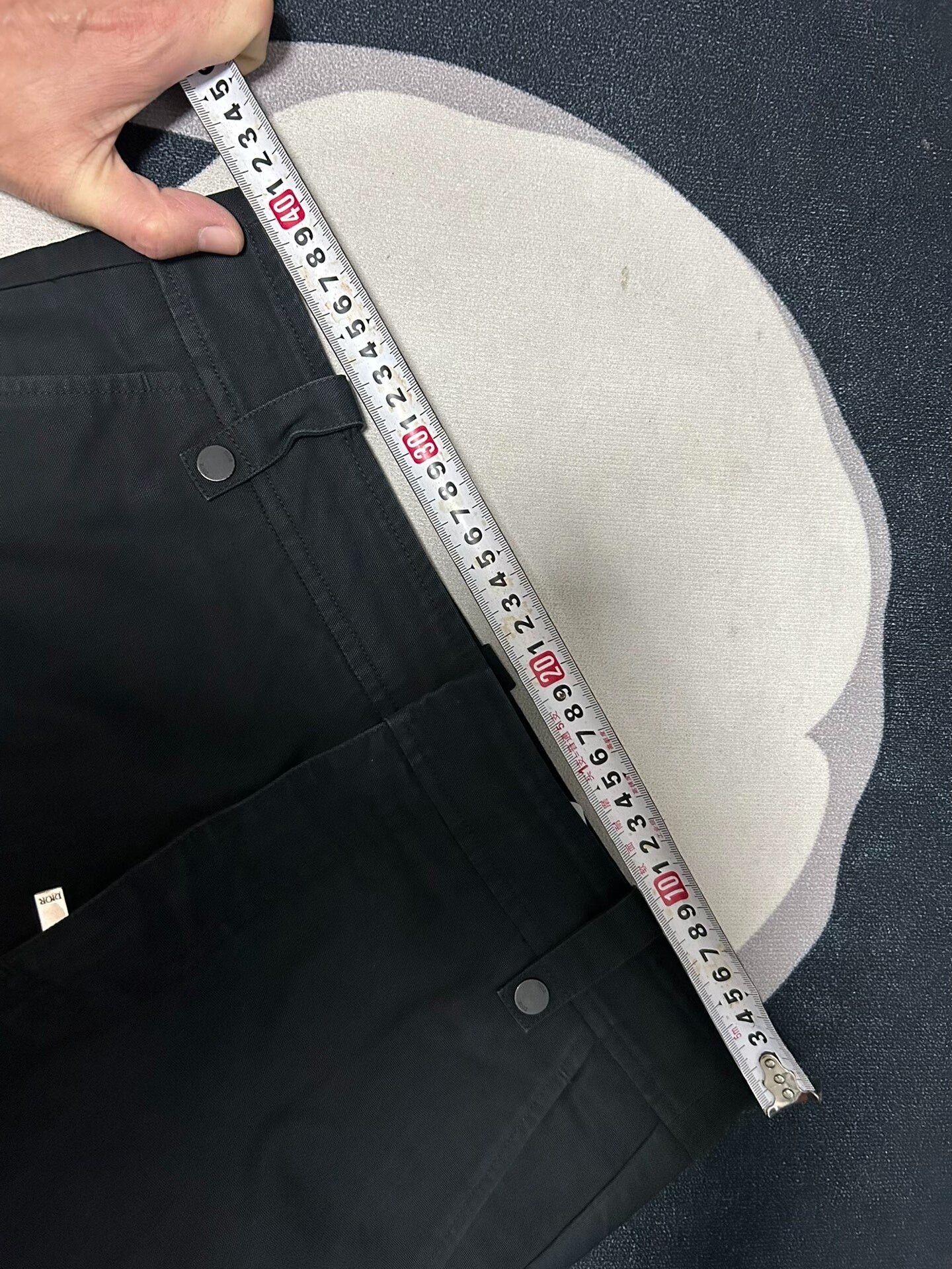 Dior Casual Cargo Pants with Logo Tag