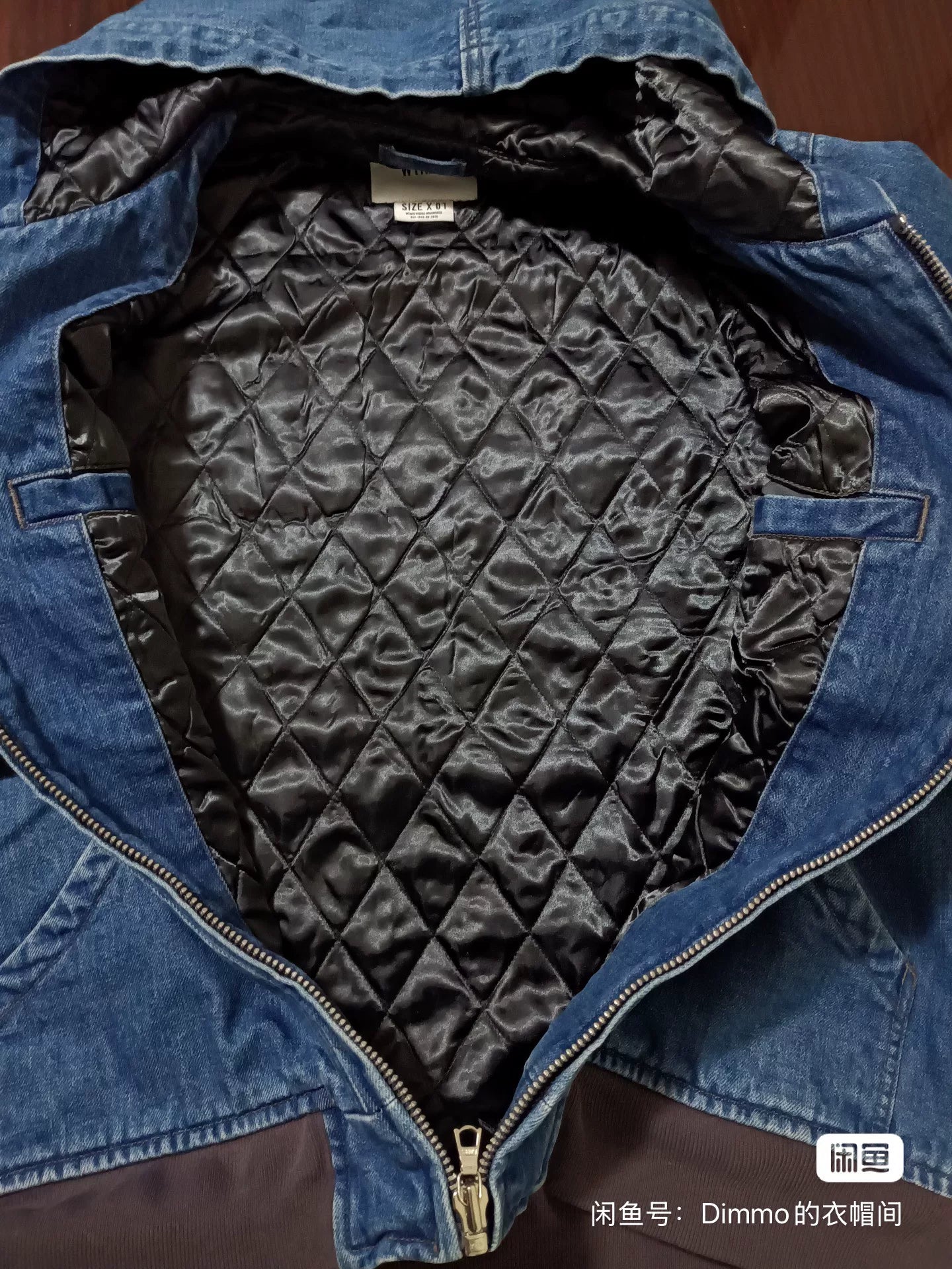 WTAPS 18AW VICE Denim Quilted Jacket