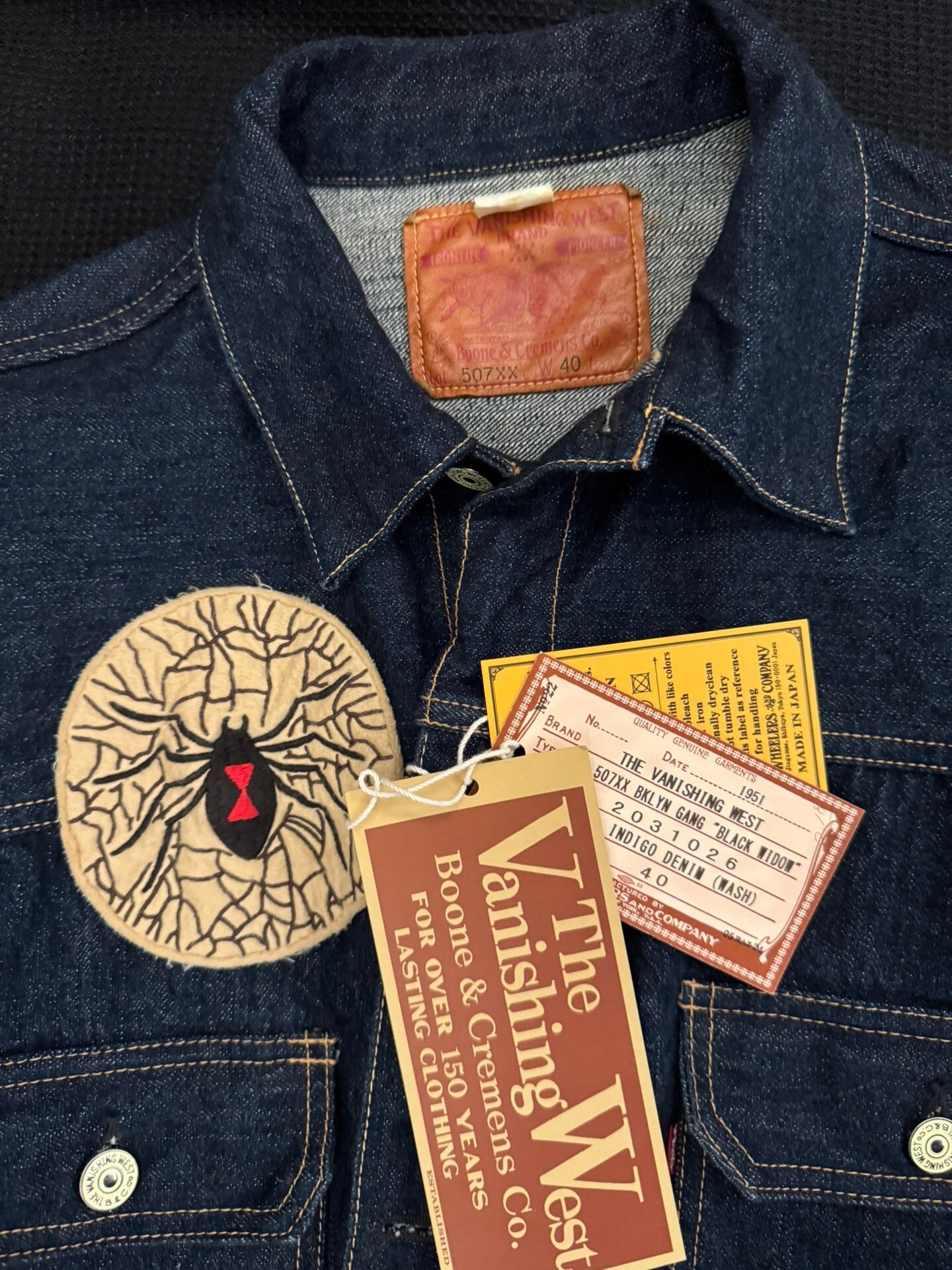 Freewheelers 507xx Brooklyn Black Widow Jacket