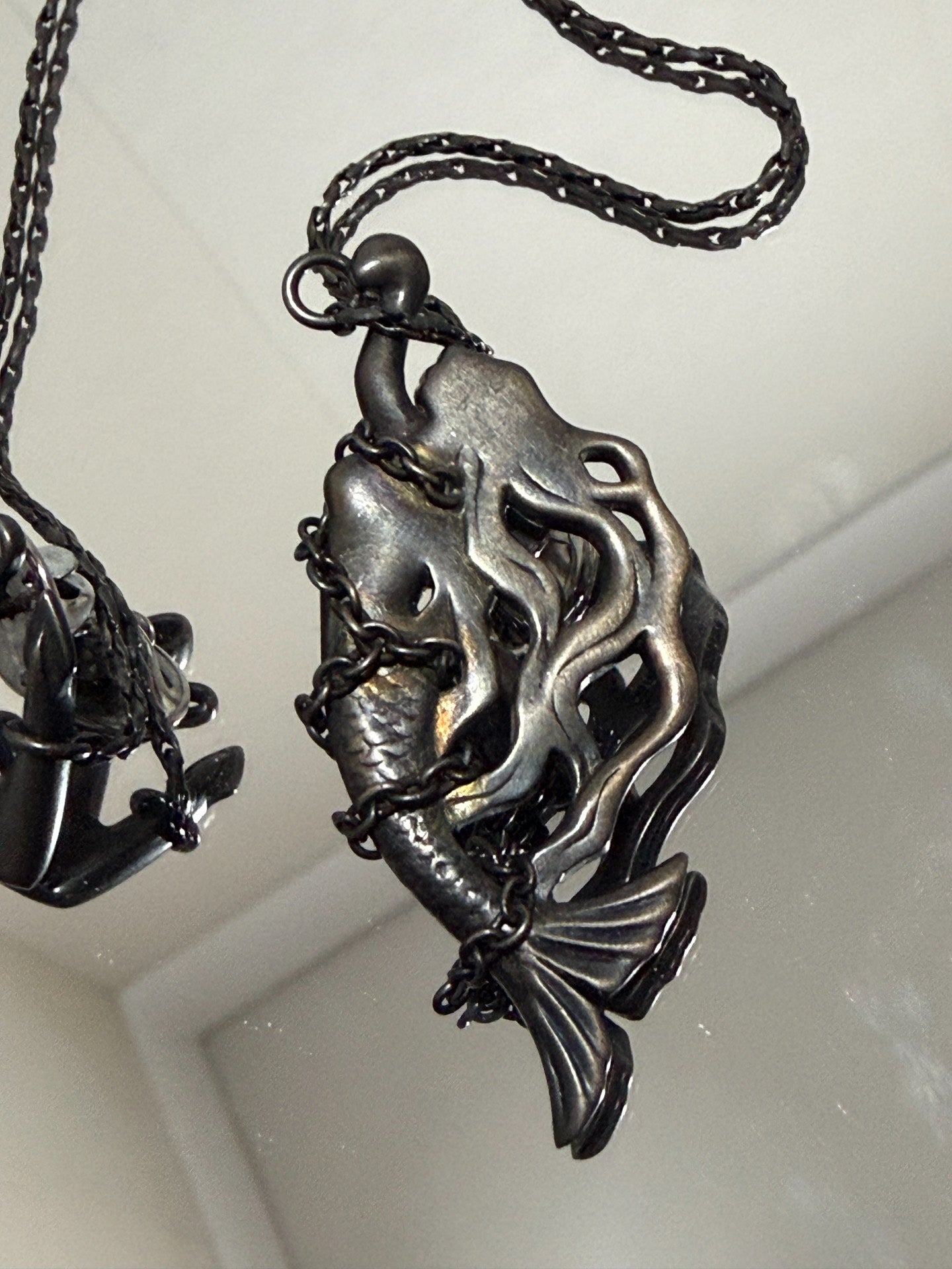 Yohji Yamamoto 2006AW Silver Mermaid Anchor Brooch