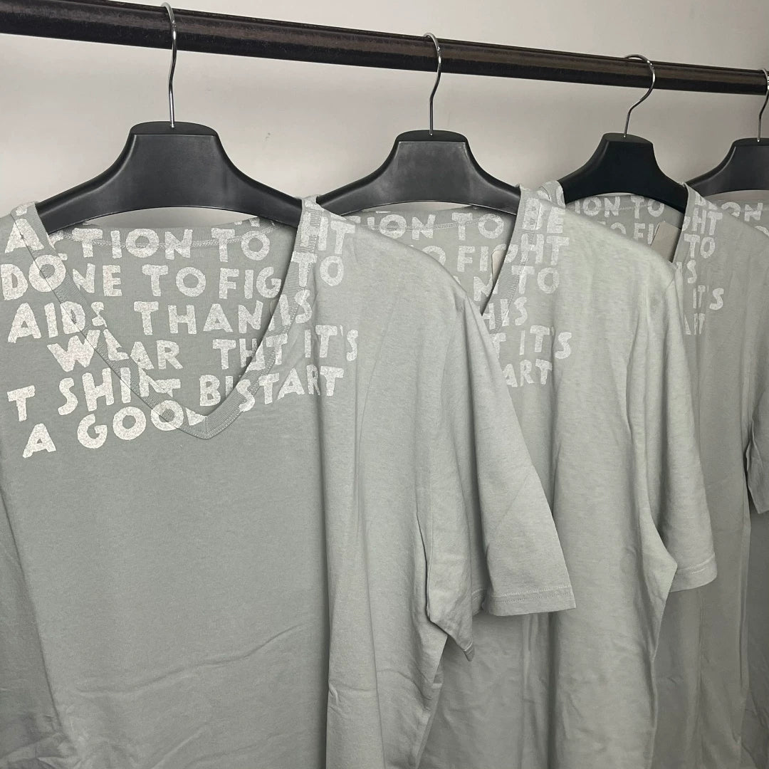 maison martin margiela aids short sleeve t-shirt
