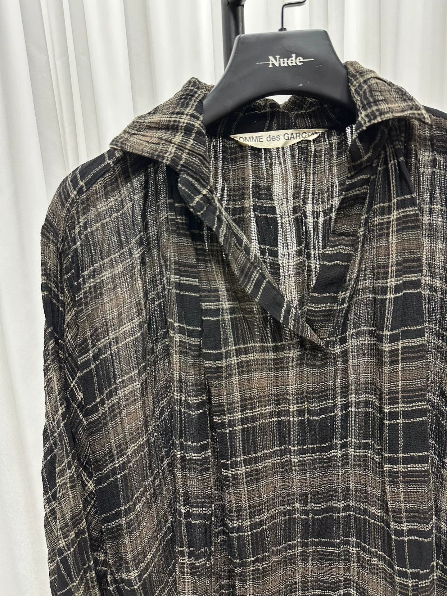 Comme des Garçons 80s Pleated Shirt