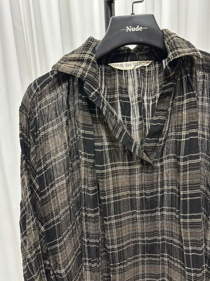 Comme des Garçons 80s Pleated Shirt