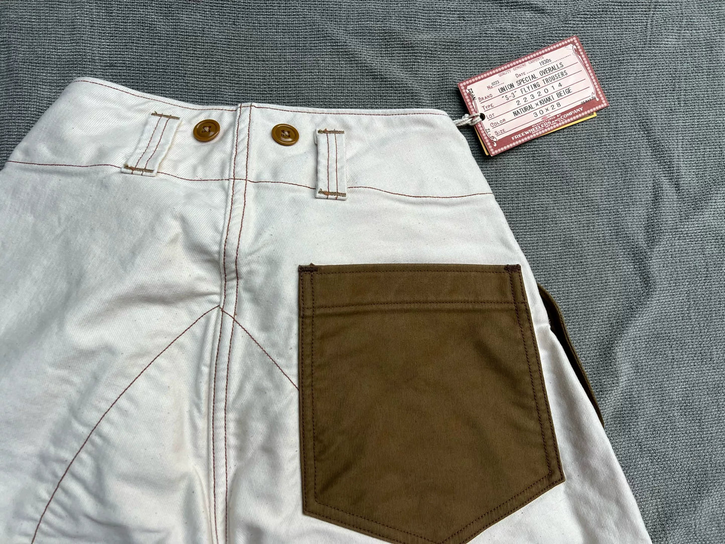 Freewheelers S-3 Flight Pants in Beige