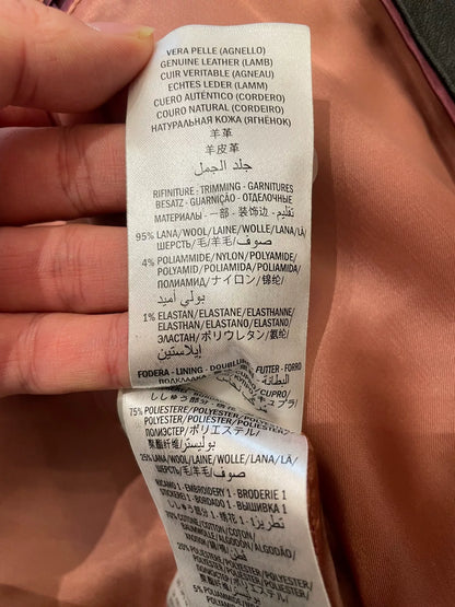 Gucci Embroidered Leather Jacket