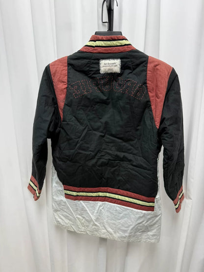 undercover bomber jacket with red accents