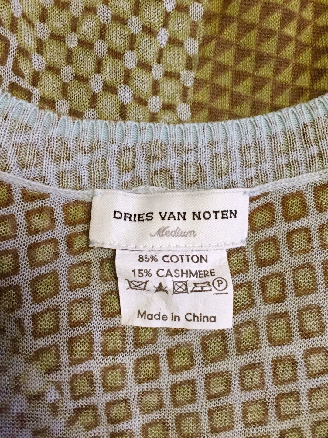 Dries Van Noten Cashmere Blend Knit Vest