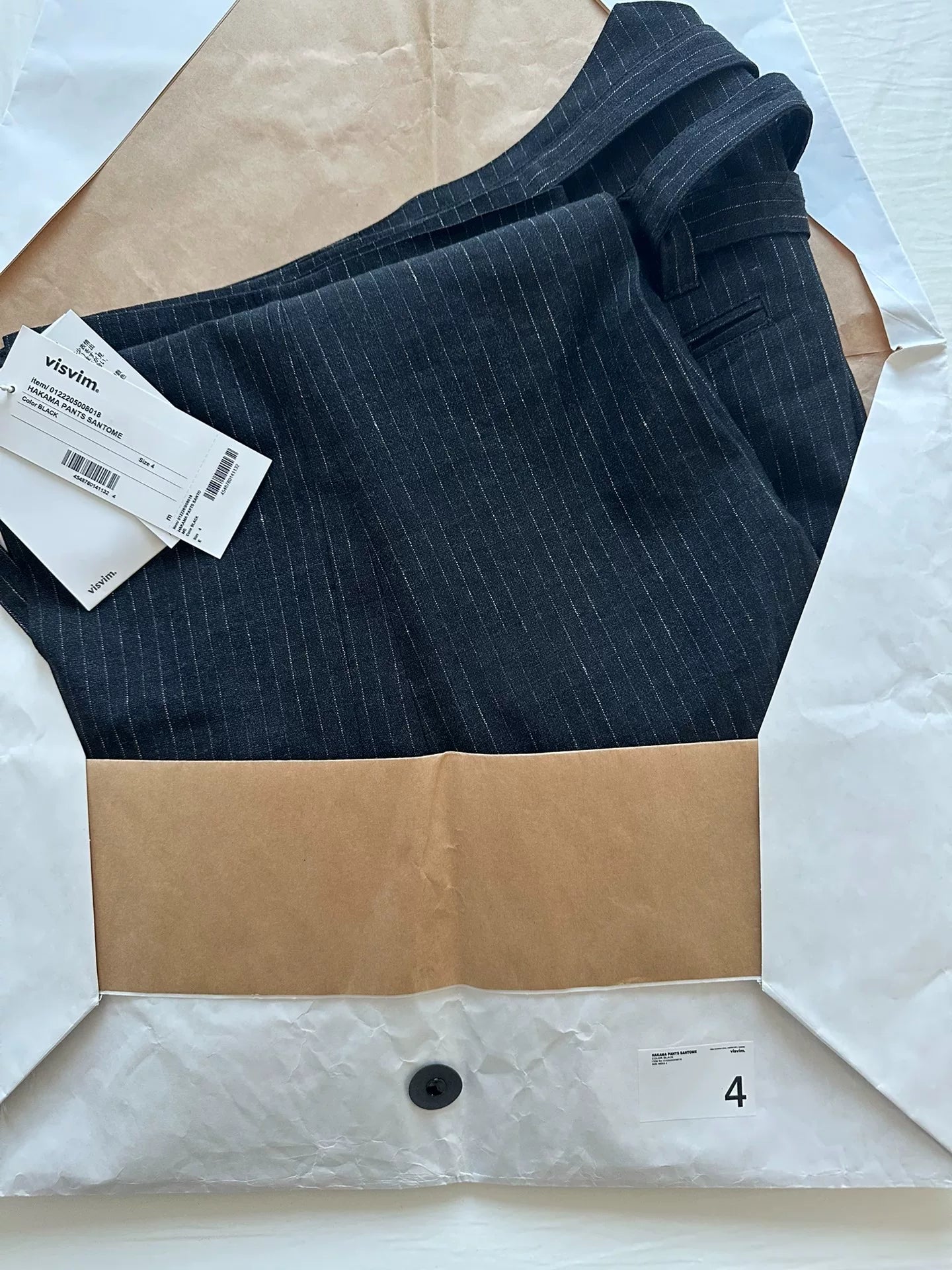 VISVIM 22AW HAKAMA PANTS SANTOME